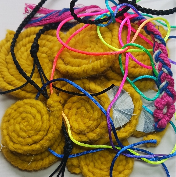 Office Two And A Half Pounds Macrame Unfinished Projects And Leftover